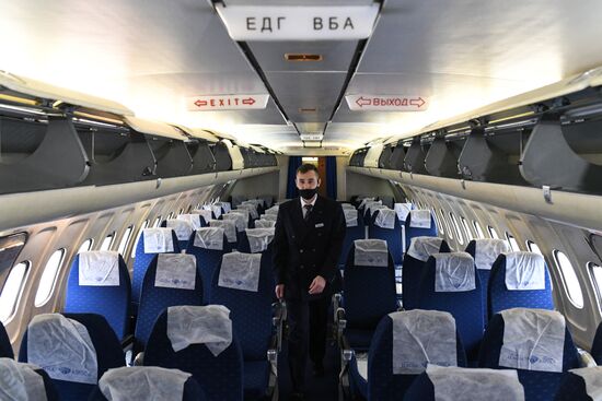 Ту-154 совершил последний в России гражданский полет