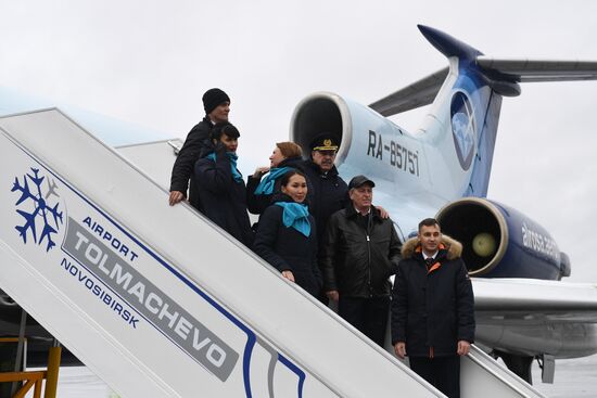 Ту-154 совершил последний в России гражданский полет