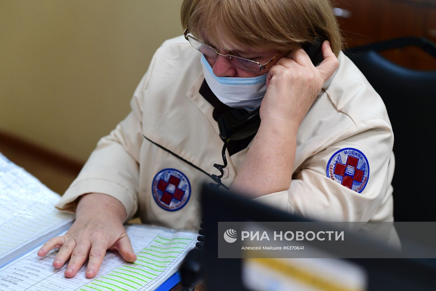 Работа скорой помощи в Москве 