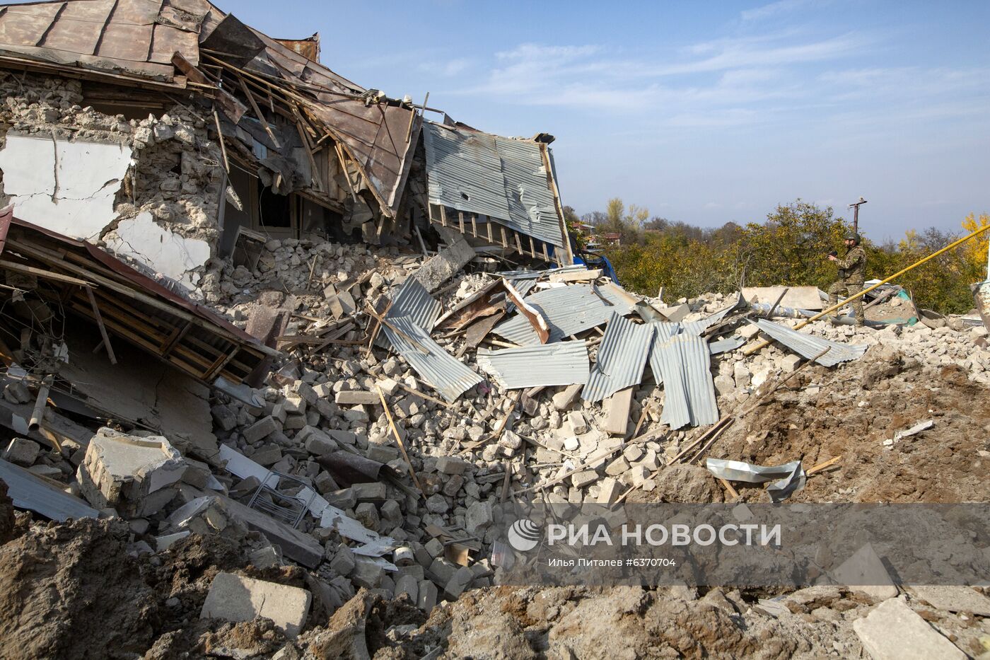 Нагорный Карабах во время обострения конфликта