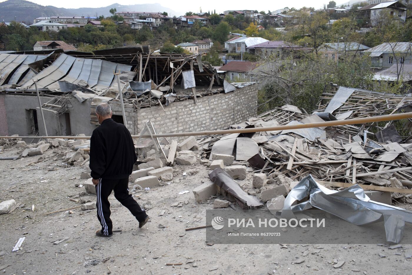 Нагорный Карабах во время обострения конфликта