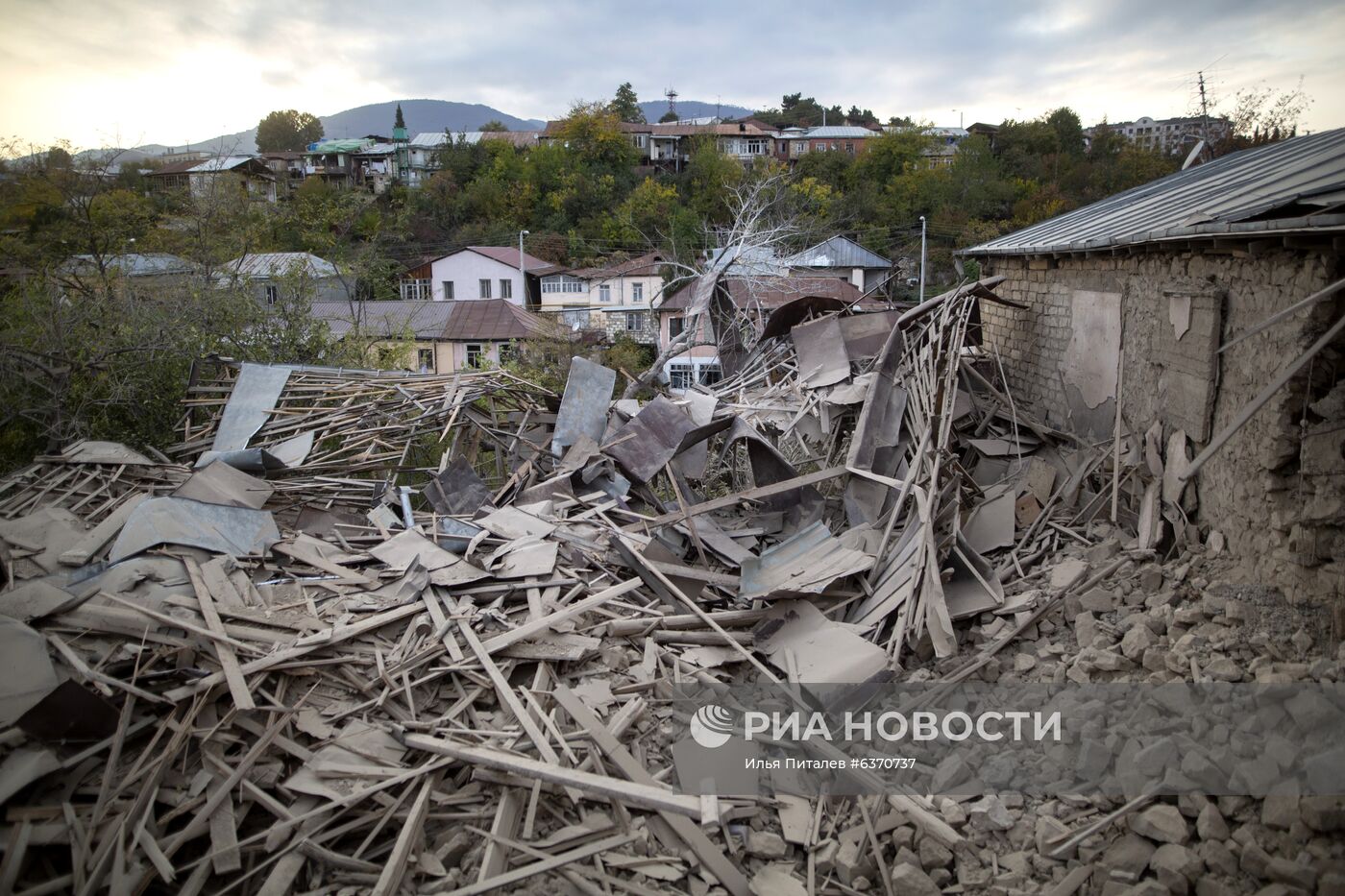 Нагорный Карабах во время обострения конфликта