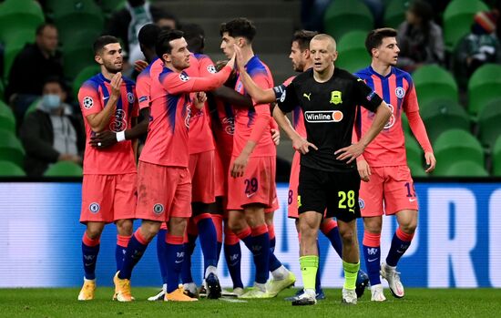 Футбол. Лига чемпионов. Матч "Краснодар" - "Челси"