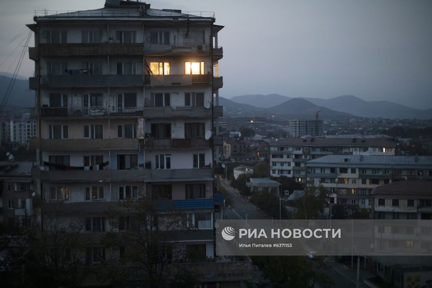 Нагорный Карабах во время обострения конфликта