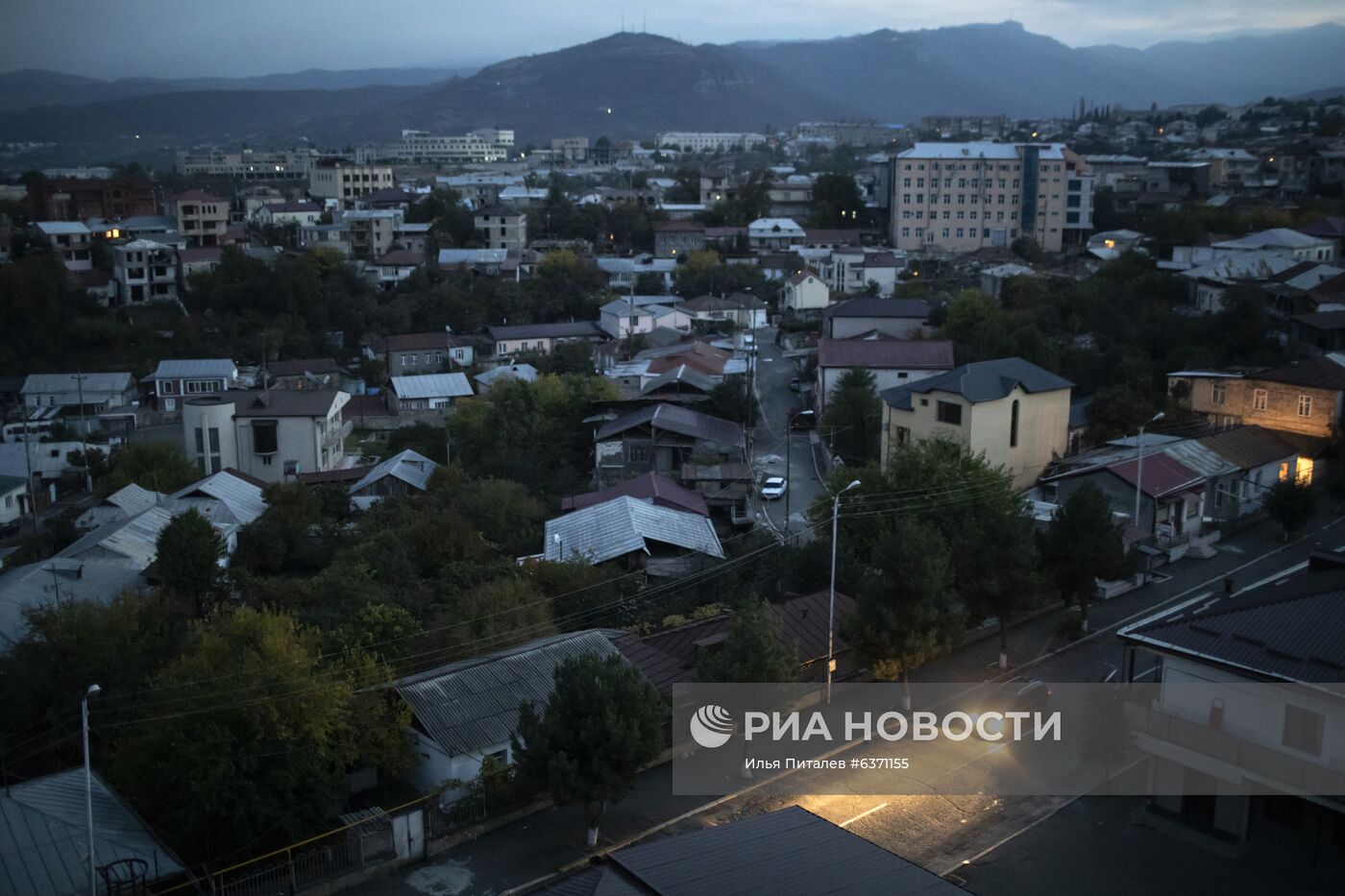 Нагорный Карабах во время обострения конфликта