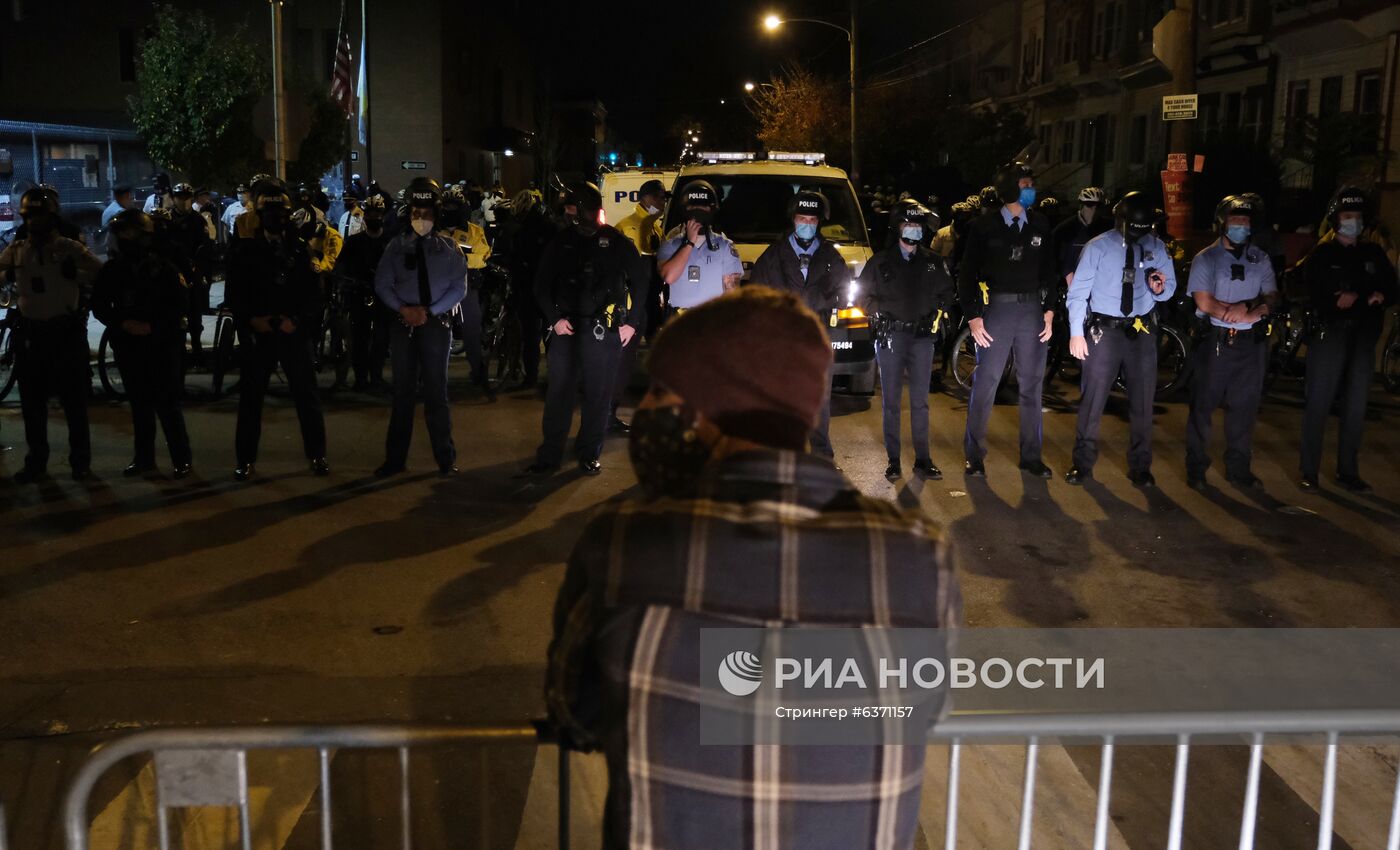 Протесты в Филадельфии