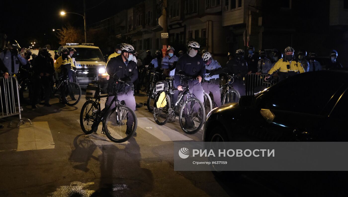 Протесты в Филадельфии