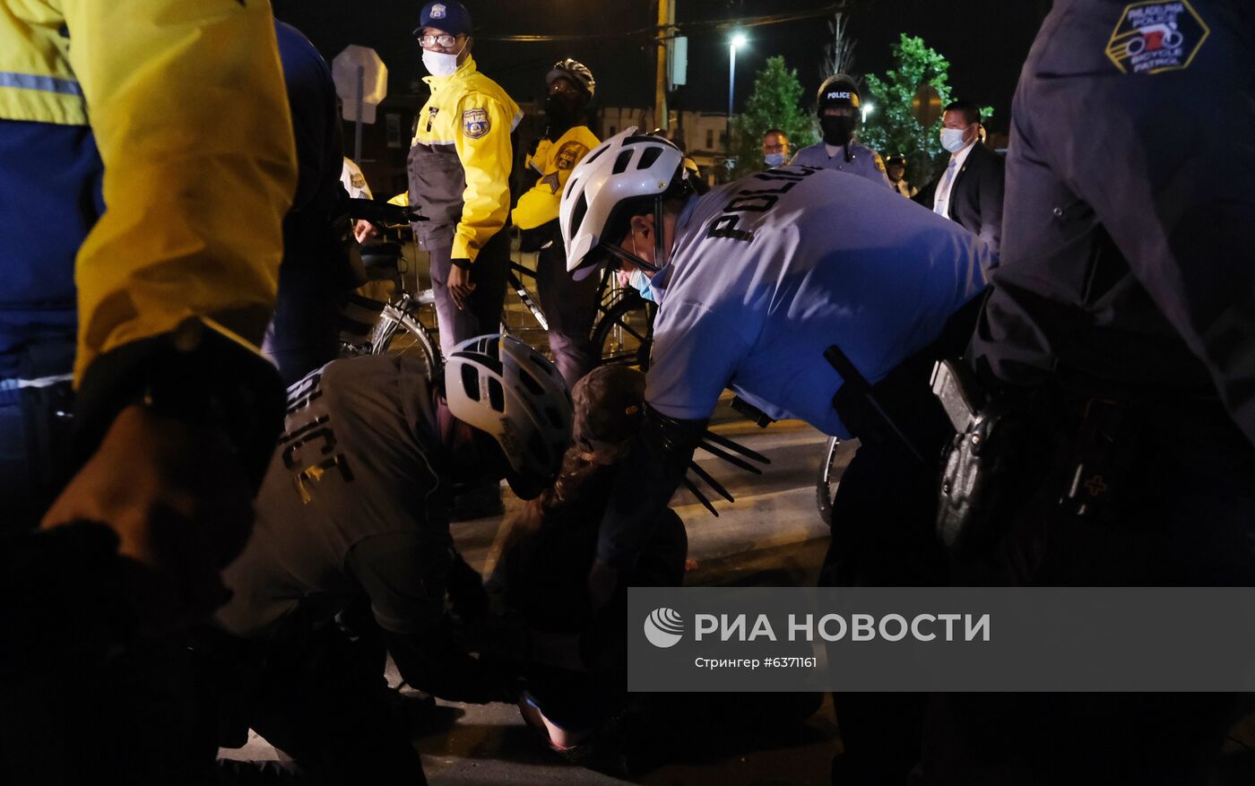 Протесты в Филадельфии