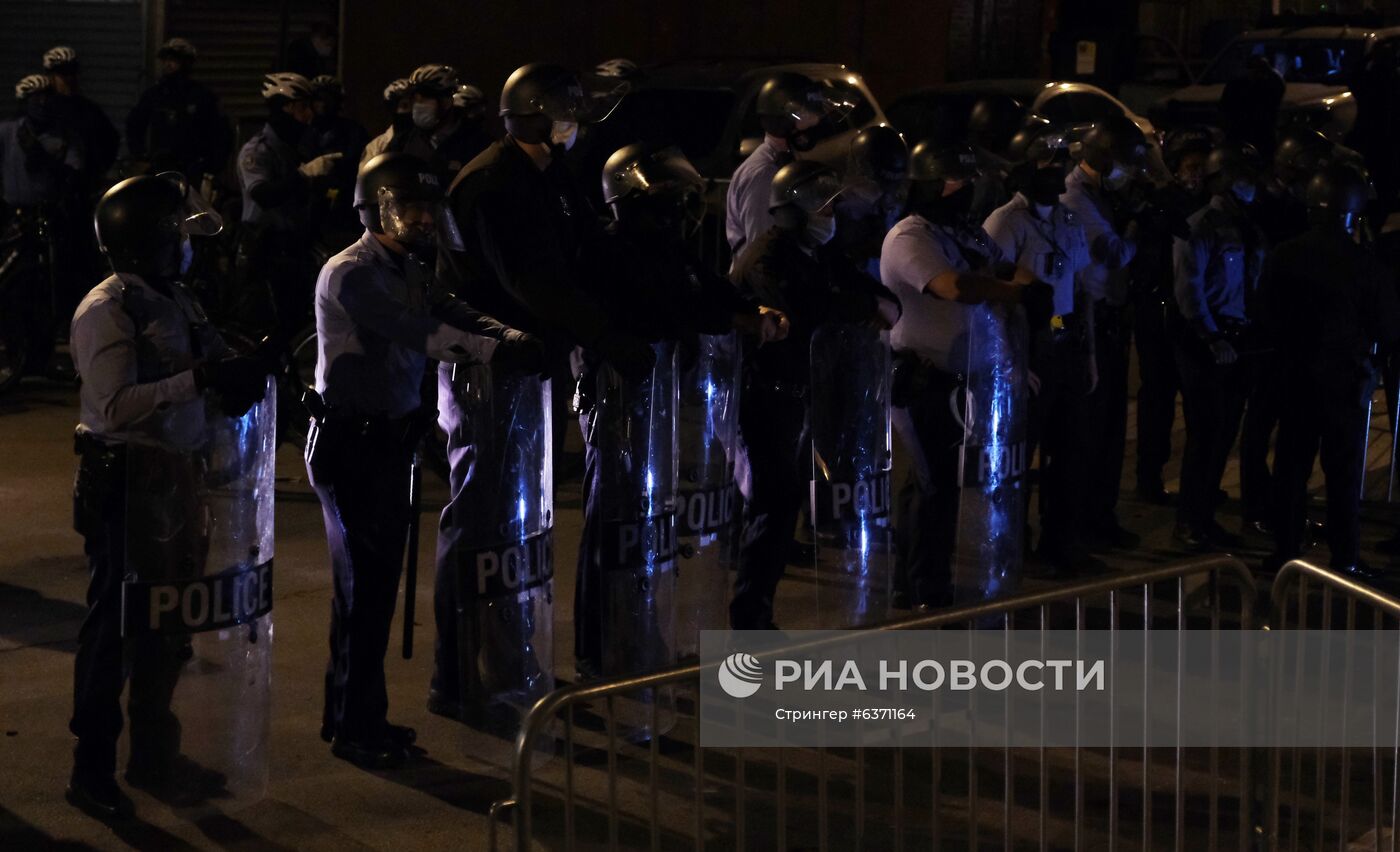 Протесты в Филадельфии