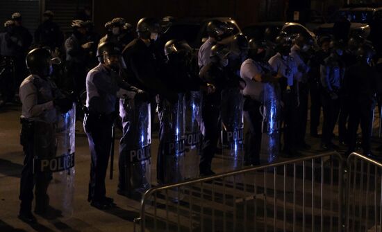 Протесты в Филадельфии