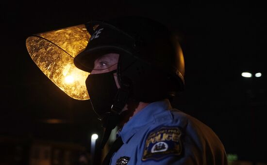 Протесты в Филадельфии