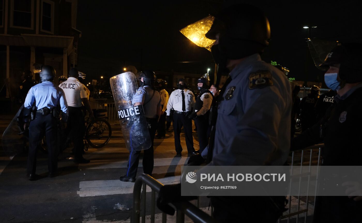 Протесты в Филадельфии