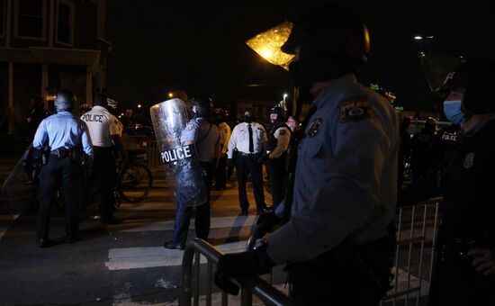 Протесты в Филадельфии