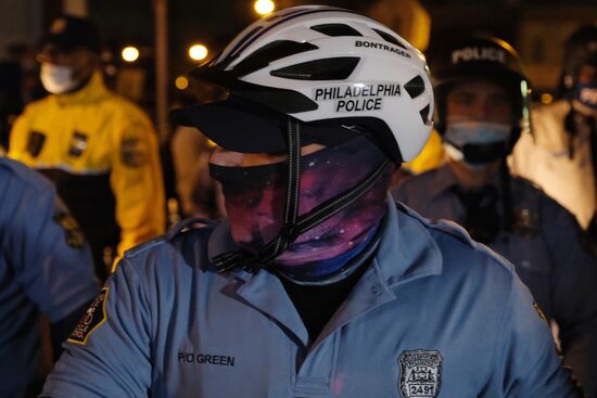 Протесты в Филадельфии