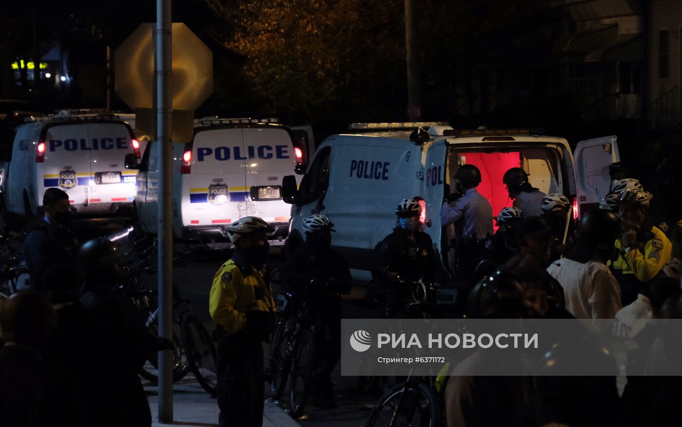 Протесты в Филадельфии