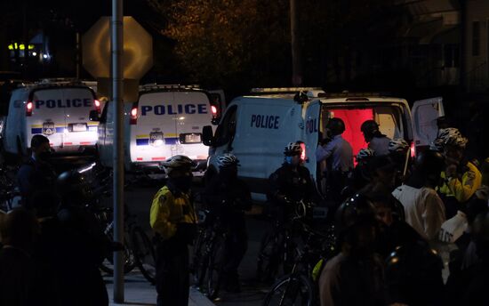 Протесты в Филадельфии