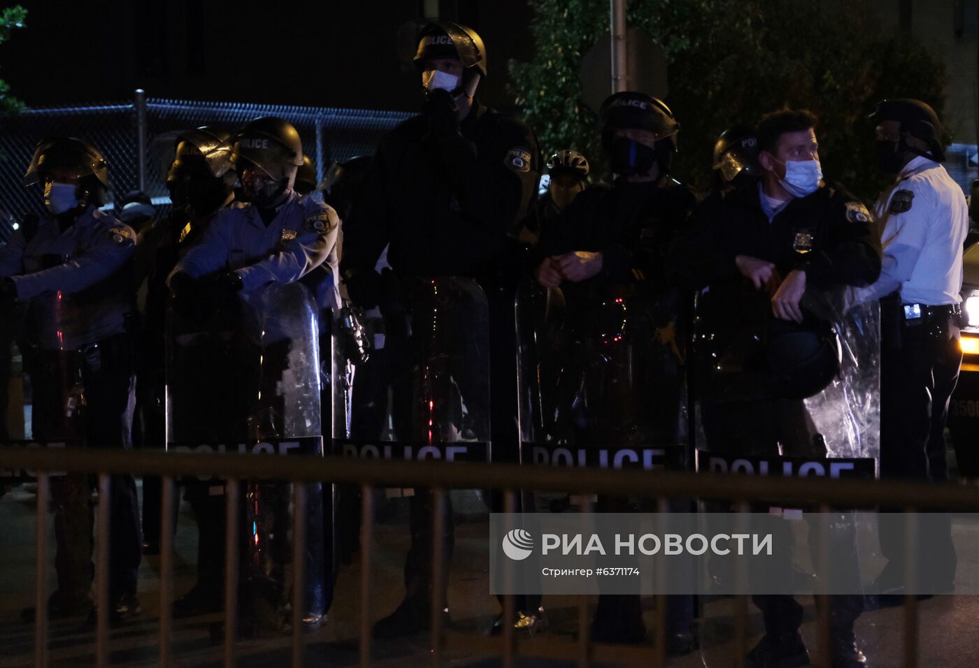 Протесты в Филадельфии