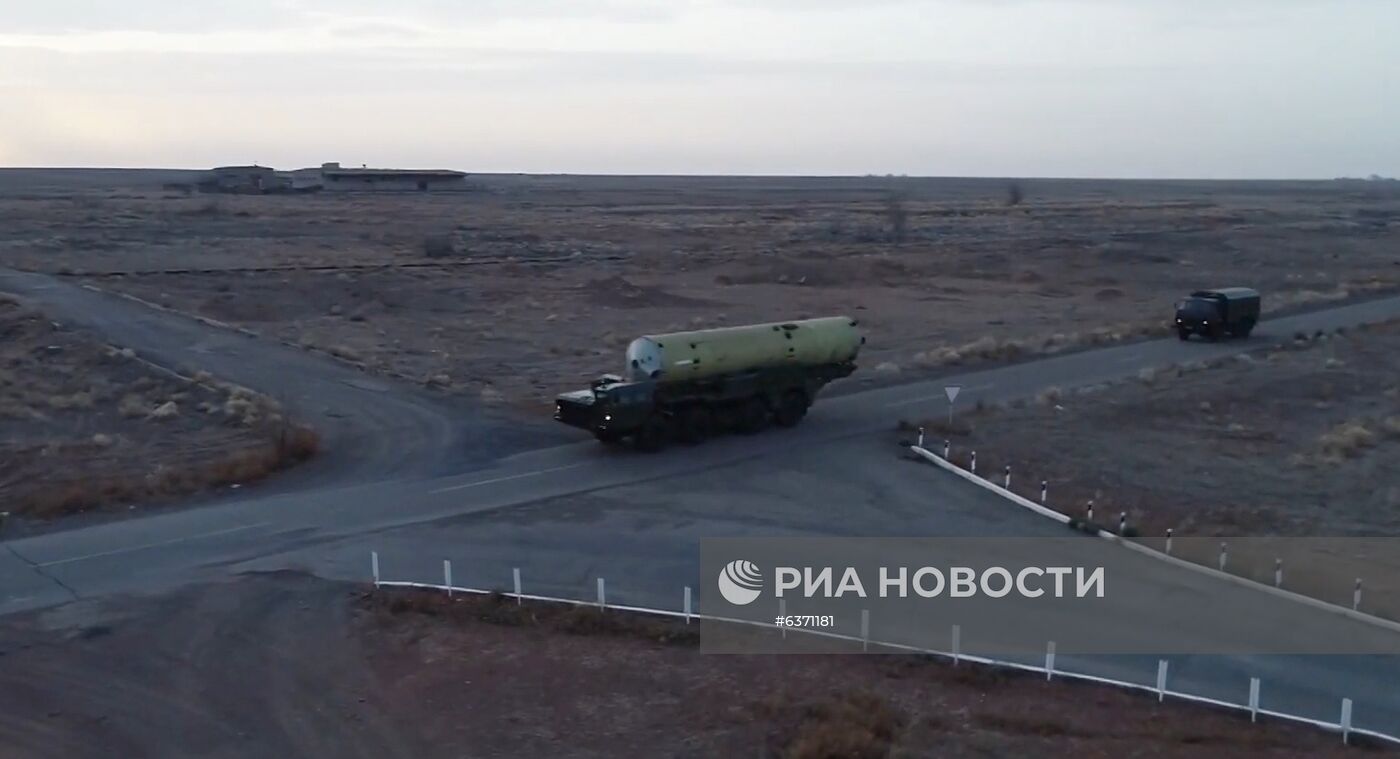 Пуск новой противоракеты системы ПРО на полигоне Сары-Шаган