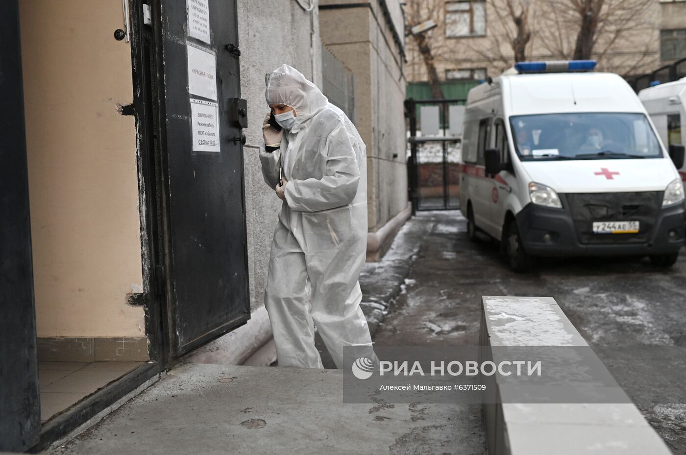 Работа скорой помощи в Омске