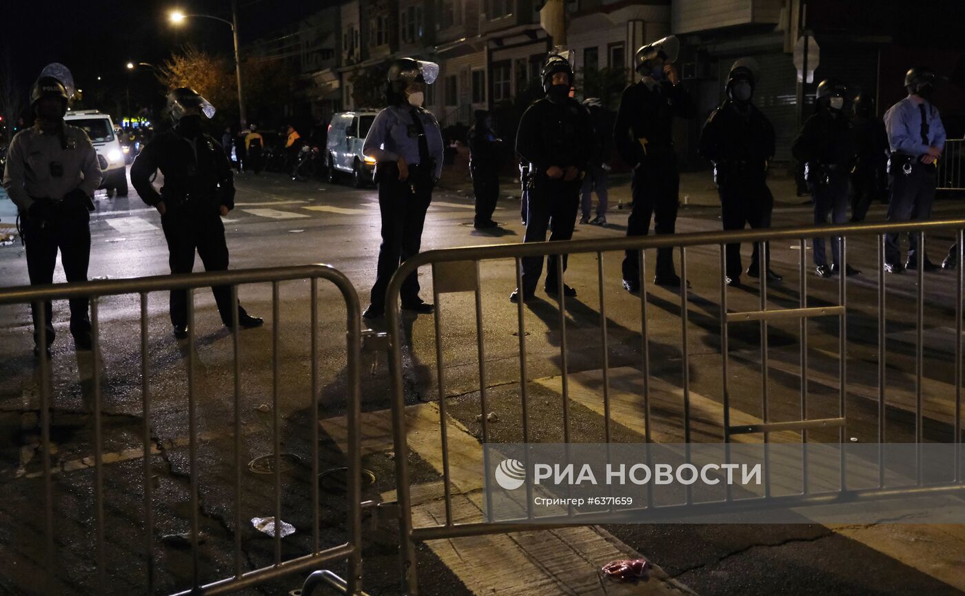 Протесты в Филадельфии