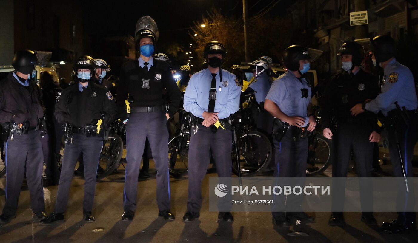 Протесты в Филадельфии