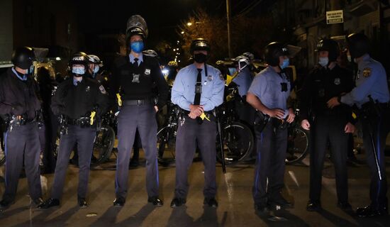 Протесты в Филадельфии