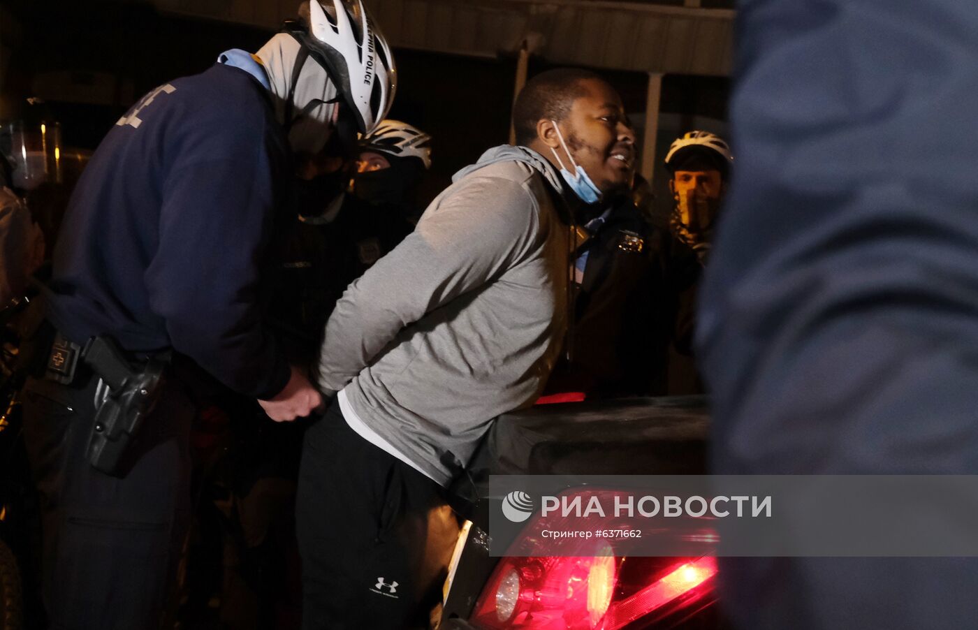 Протесты в Филадельфии