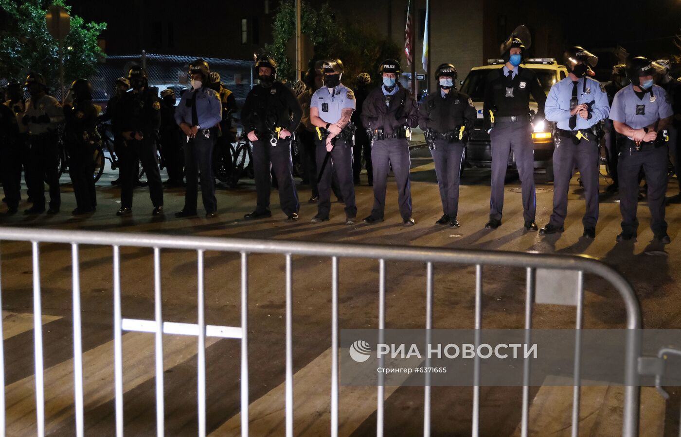 Протесты в Филадельфии