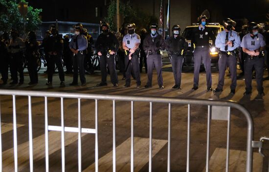 Протесты в Филадельфии