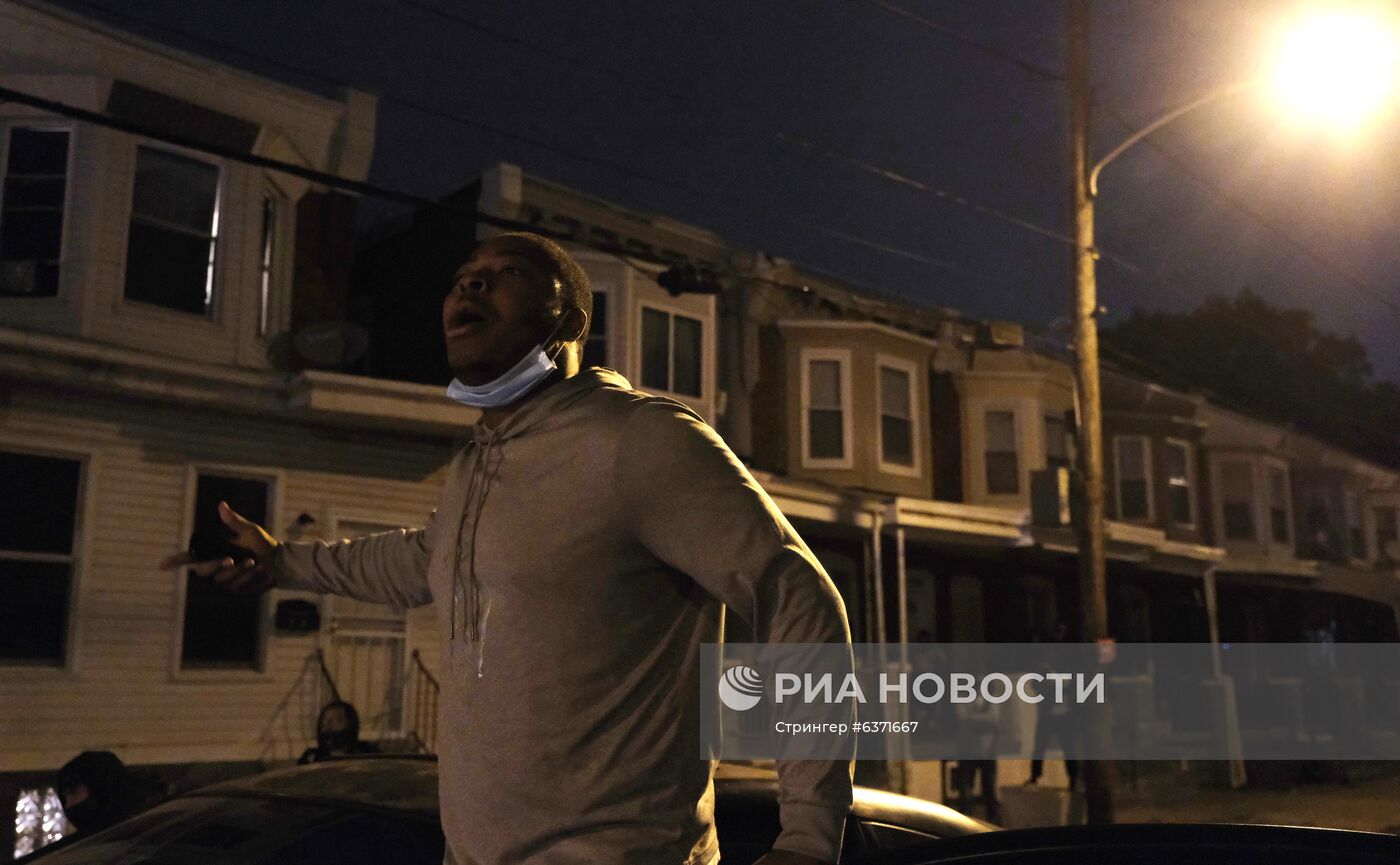 Протесты в Филадельфии
