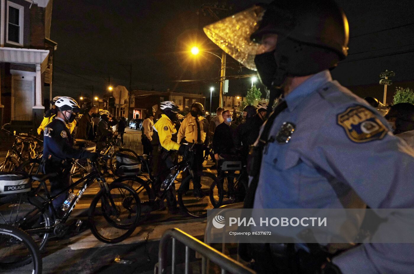 Протесты в Филадельфии