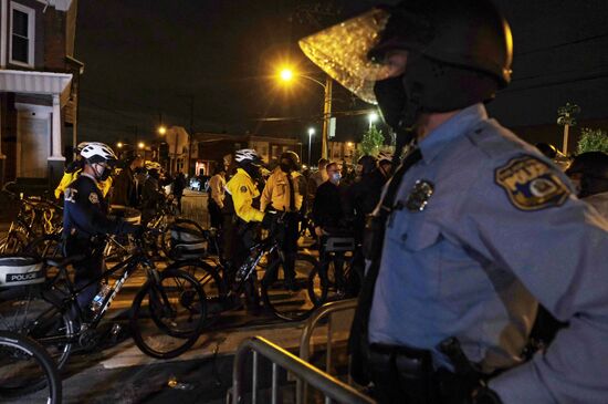 Протесты в Филадельфии