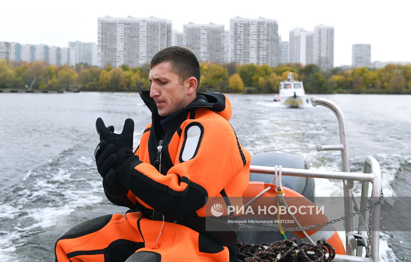 Подготовка водных спасателей к зиме