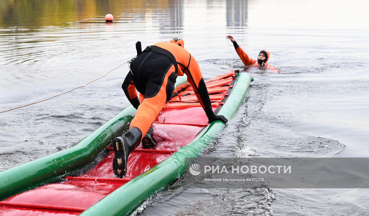 Подготовка водных спасателей к зиме