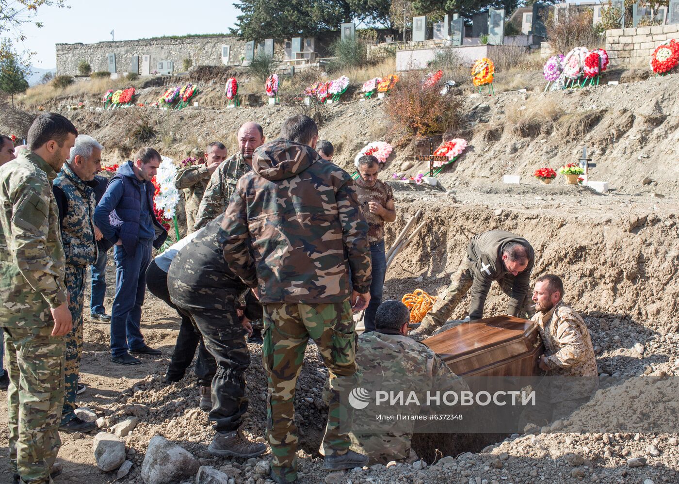 Нагорный Карабах во время обострения конфликта