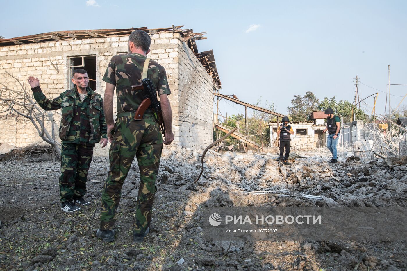 Нагорный Карабах во время обострения конфликта