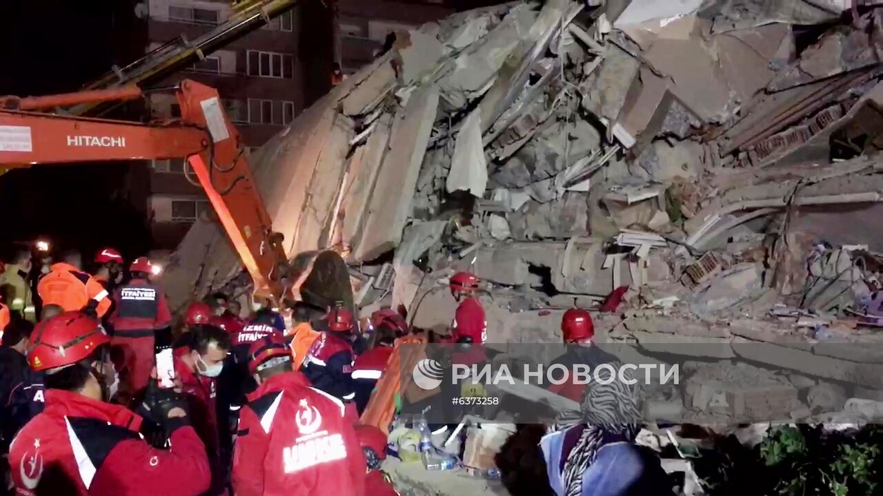 Последствия землетрясения в Турции
