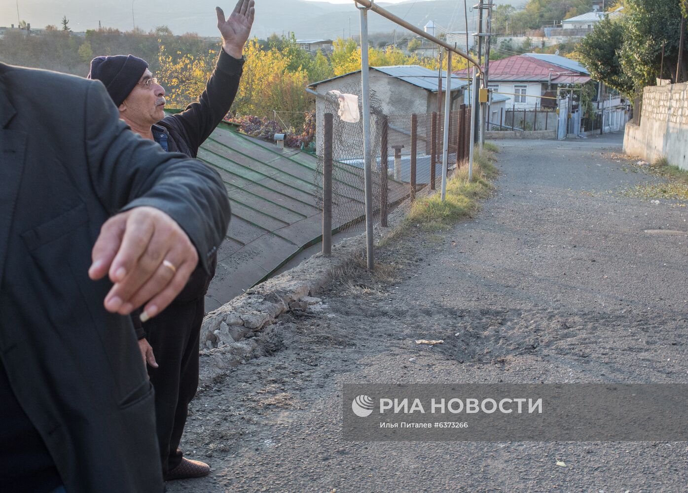 Нагорный Карабах во время обострения конфликта