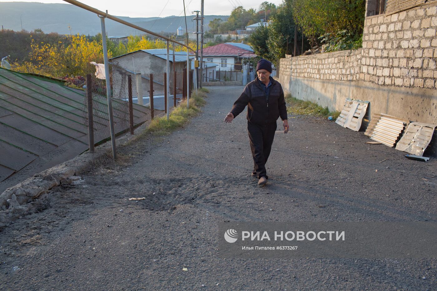 Нагорный Карабах во время обострения конфликта