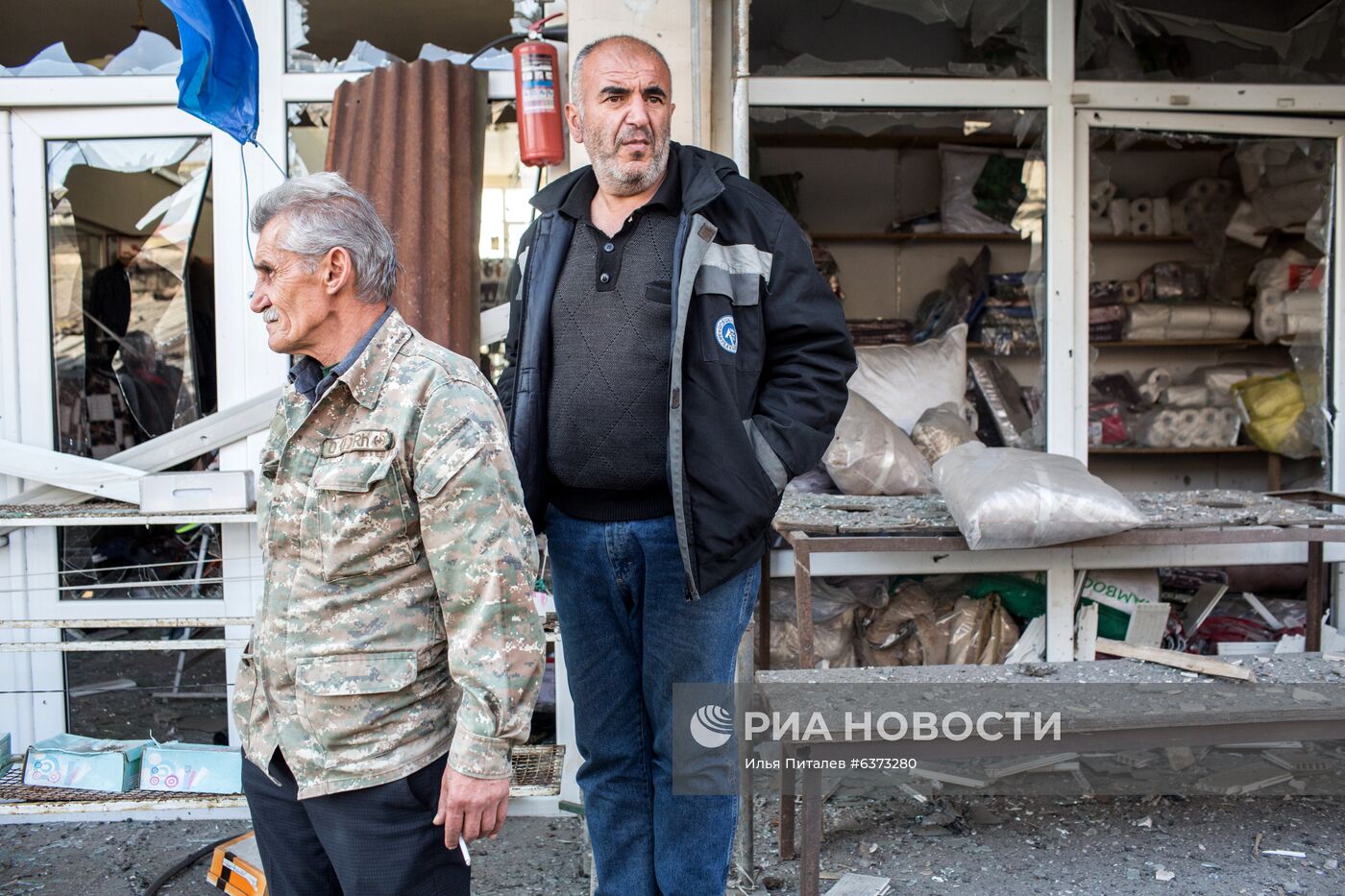 Нагорный Карабах во время обострения конфликта