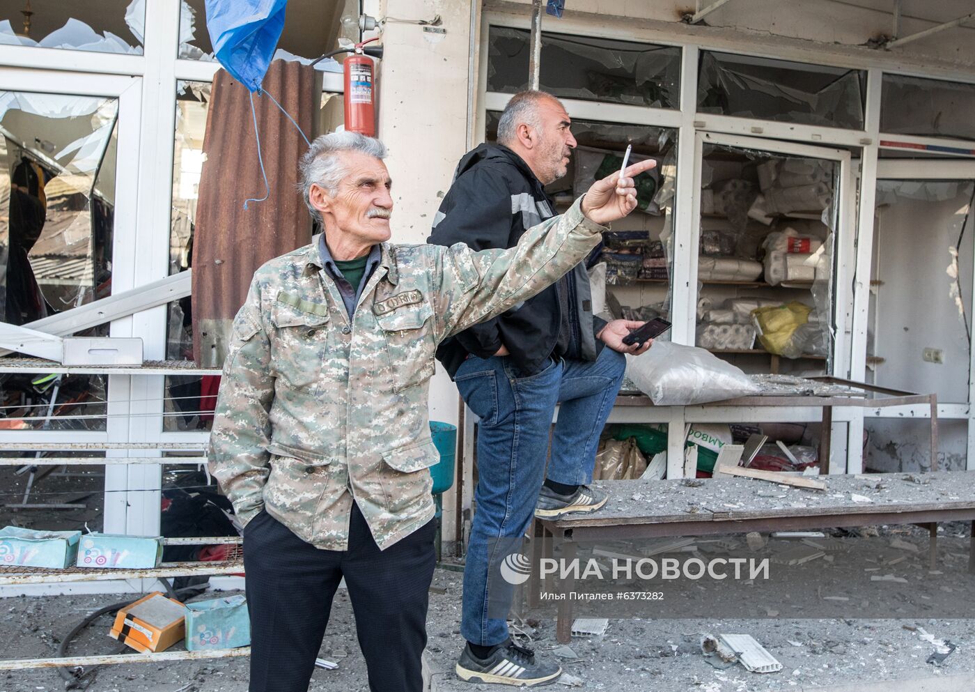 Нагорный Карабах во время обострения конфликта