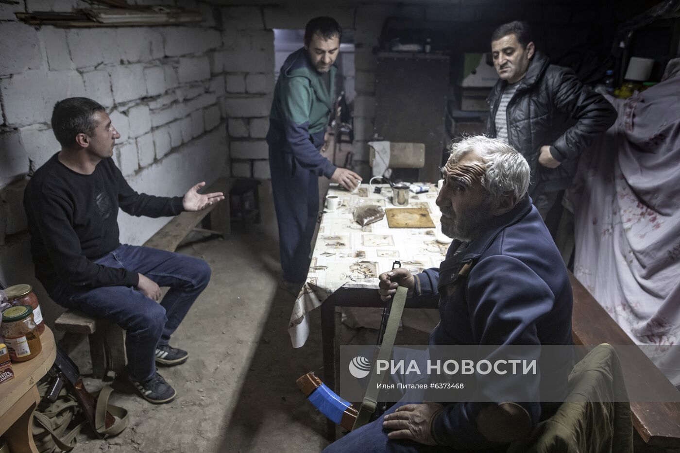 Нагорный Карабах во время обострения конфликта