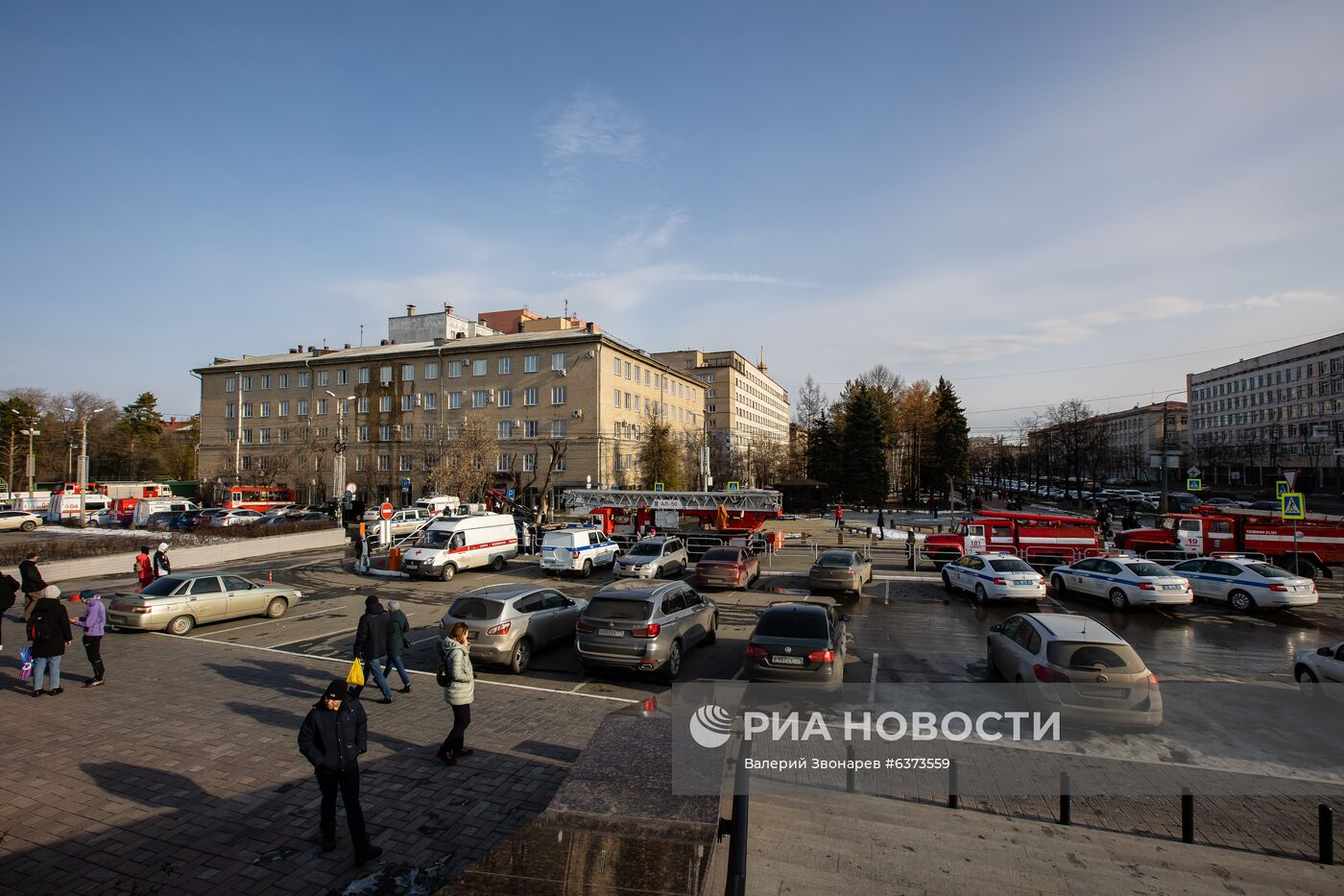 Последствия взрыва в больнице в Челябинске