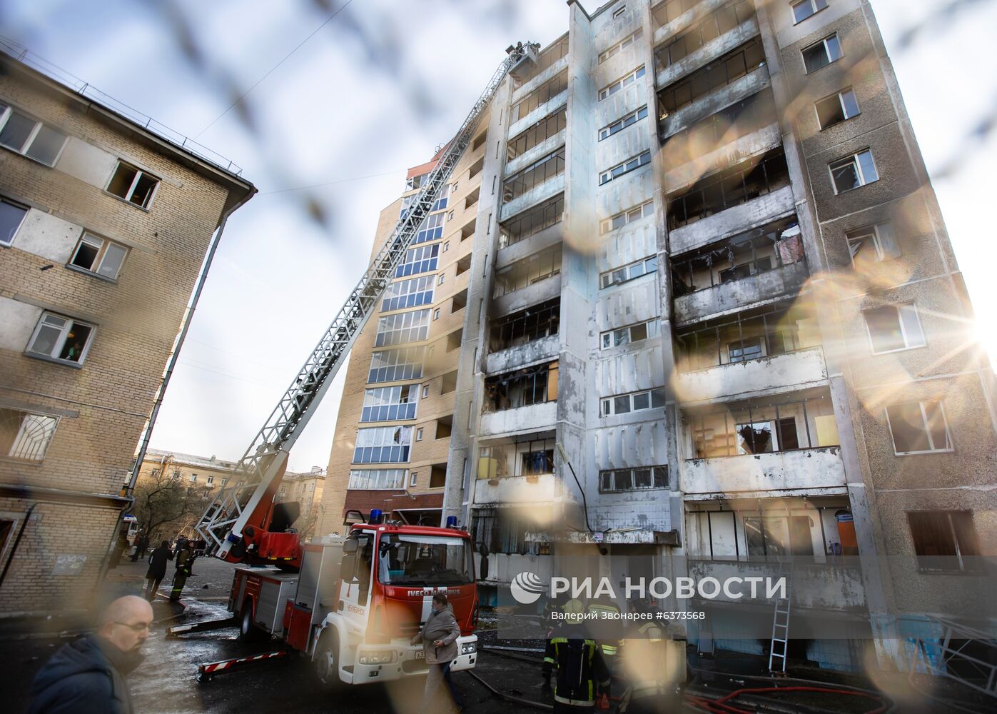 Последствия взрыва в больнице в Челябинске