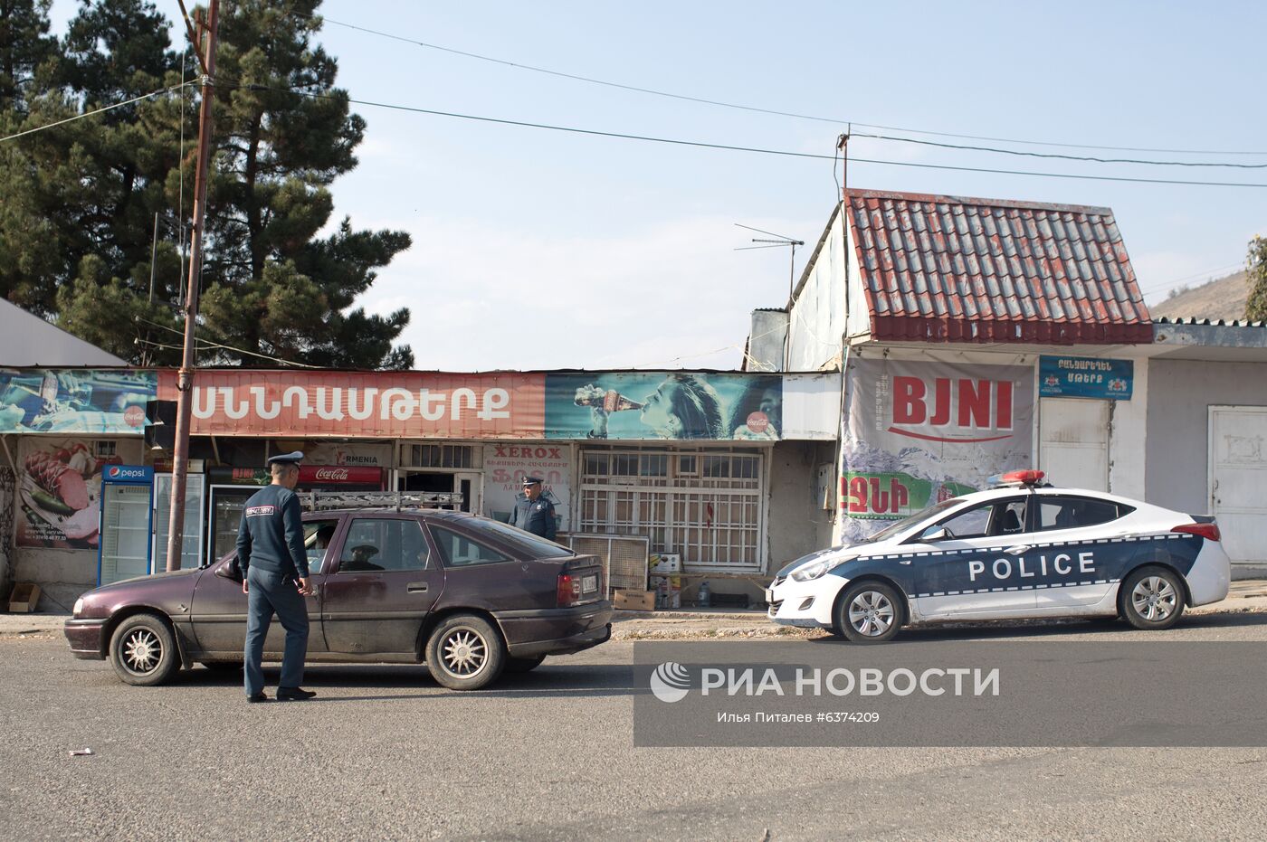 Нагорный Карабах во время обострения конфликта