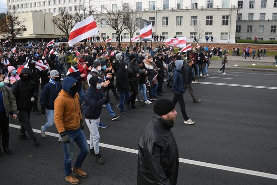 Акция протеста в Минске