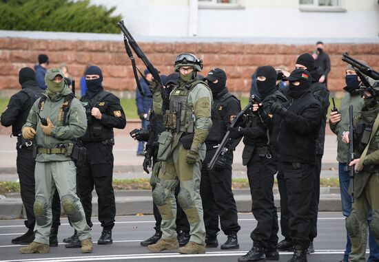 Акция протеста в Минске