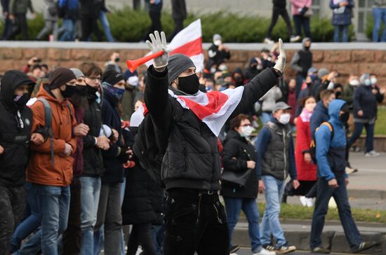Акция протеста в Минске