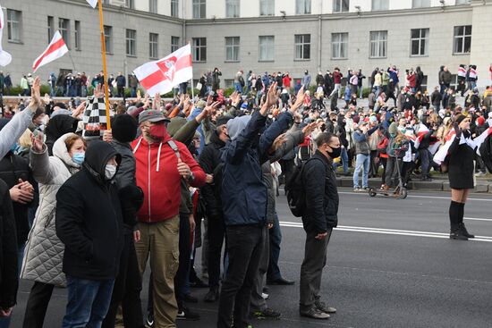 Акция протеста в Минске