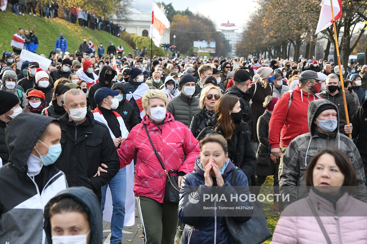 Акция протеста в Минске